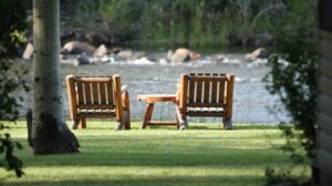 quite sitting spot by river